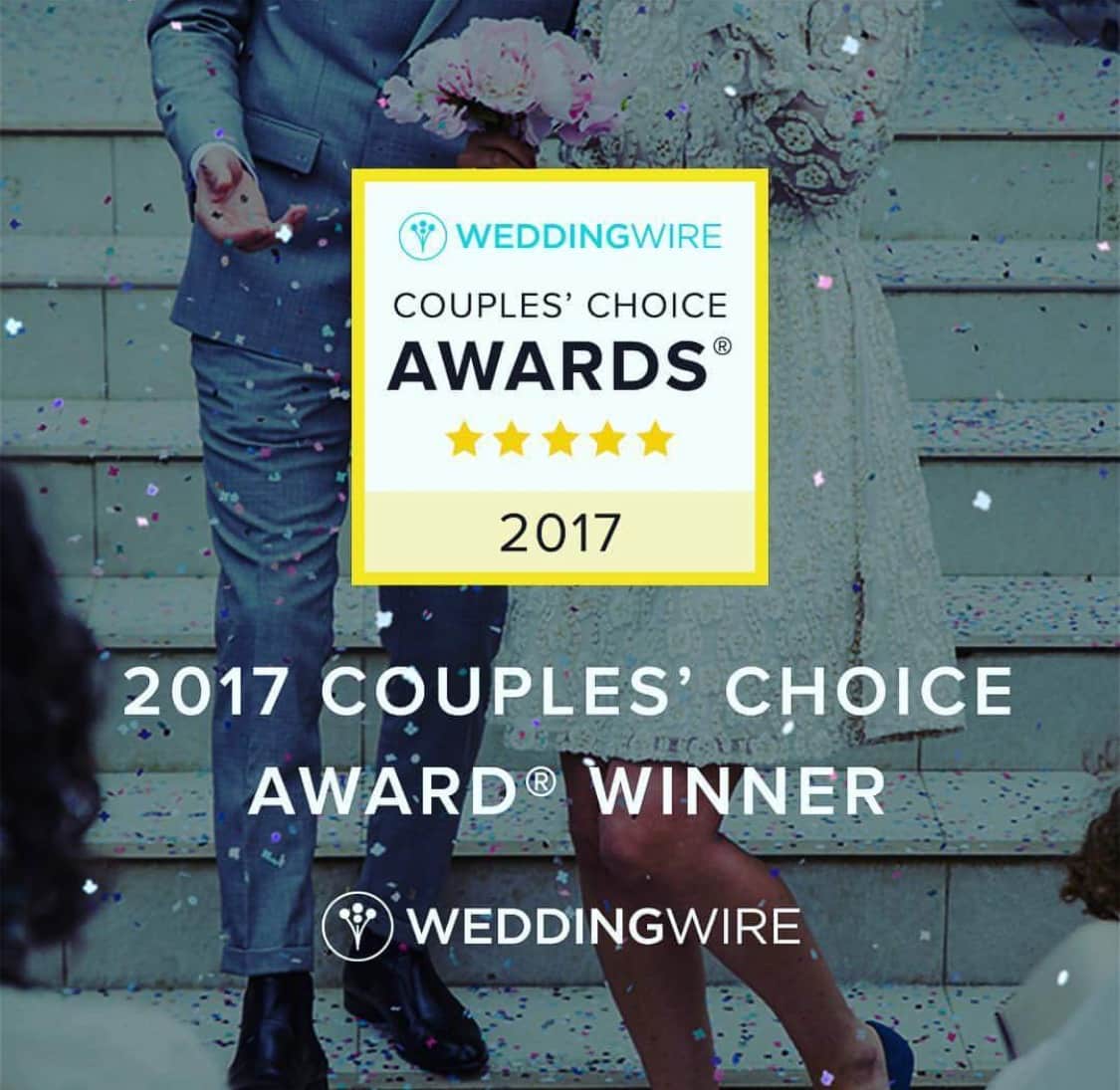 2017 Wedding Wire Couple's Choice Awards Badge