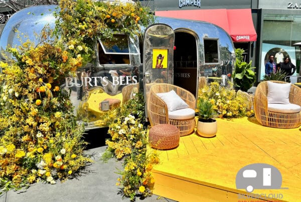 Airstream for Burt's Bees Marketing Activation